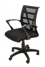 Vienna Chair. Home Office, Meeting. Gas Lift And Swivel. Black Mesh Back